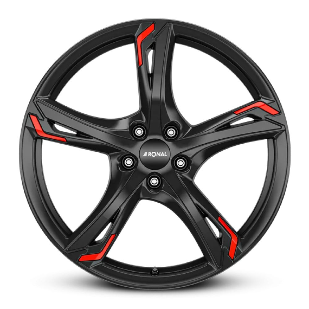 Ronal R62 Red 8.5x20 5x112 ET40 JETBLACK Felgen