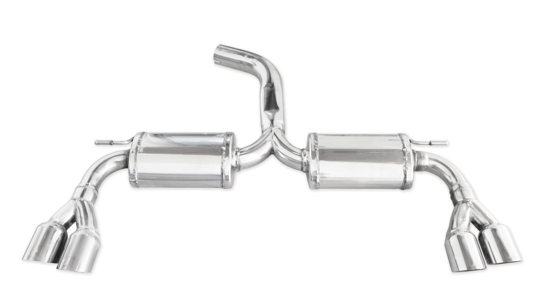 Endschalldämpfer Inoxcar  2x80mm Racing Angled