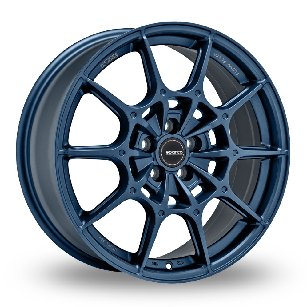 Image of Sparco FF2 8.0x18 5x114.3 ET40 MATT BLUE Felgen
