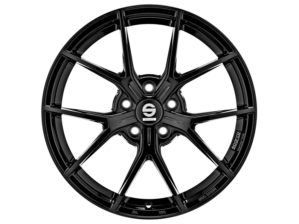 Sparco PODIO 8.5x19 5x108 ET45 GLOSS BLACK Felgen