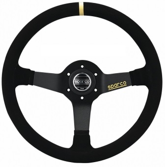 Image of Lenkräder Sparco R368 Geschüsselt Daim