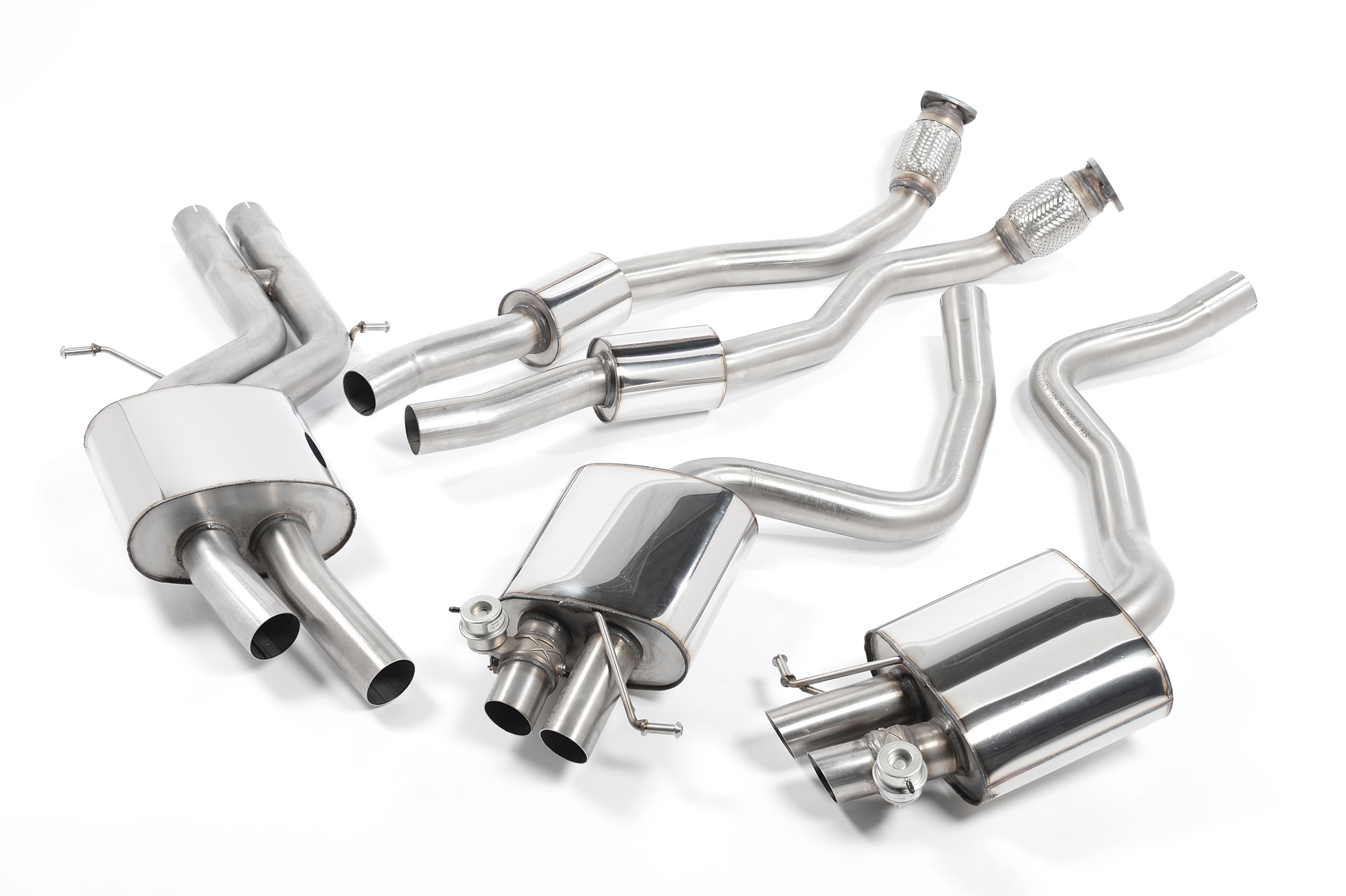 Image of Cat-Back Milltek 2.35" OE Tips für AUDI A5 (8T3) RS5 quattro 450ps