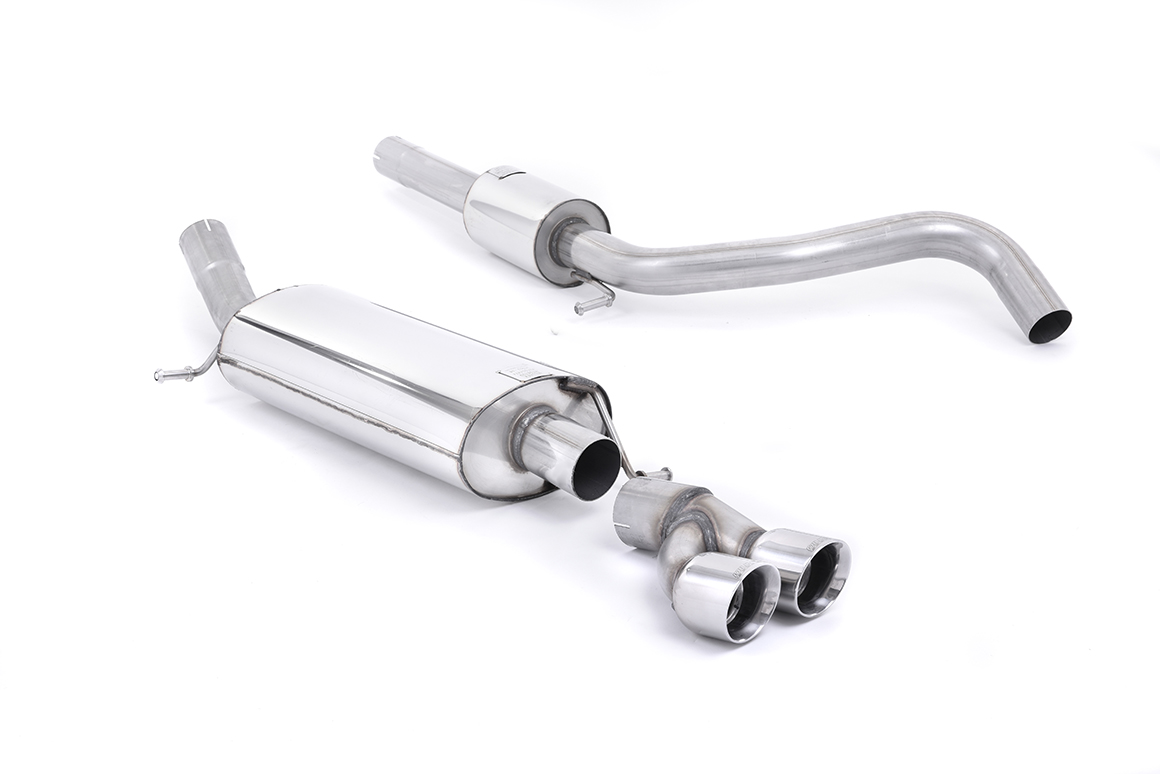 Image of Cat-Back Milltek 63.5 Twin 80mm GT80