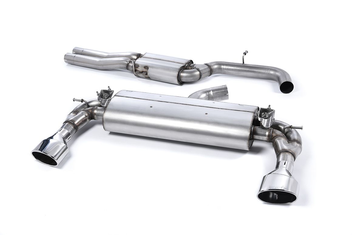 Image of Cat-Back mit Klappensystem Milltek 3" 150 X 95mm Polished Oval