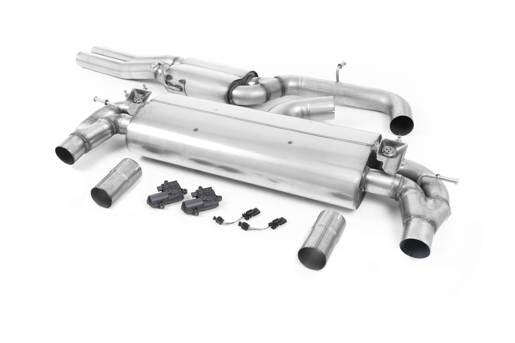 Image of Cat-Back Milltek 3" Titanium Polished Oval Trims