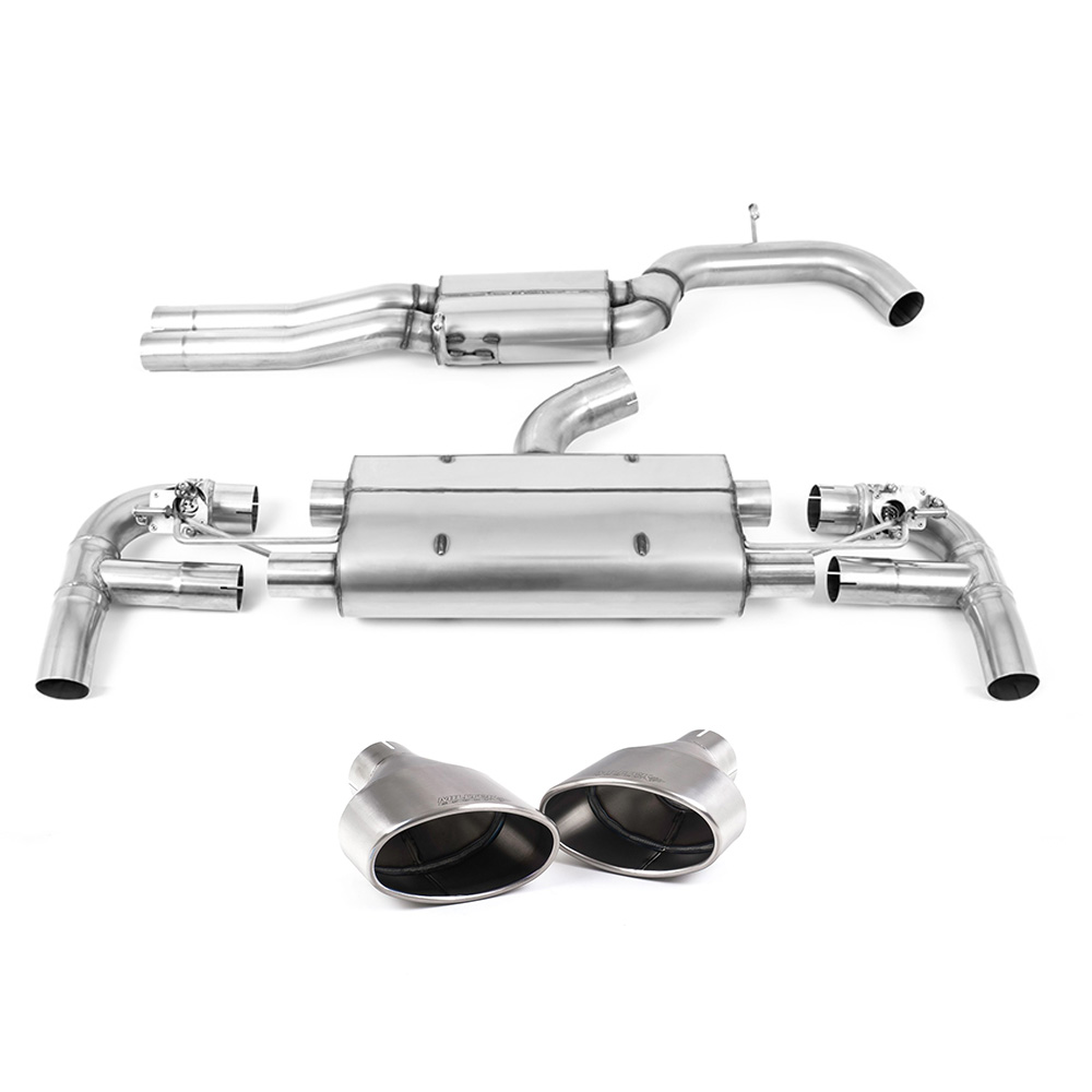 Image of Cat-Back Milltek 3.15" Titanium Trims