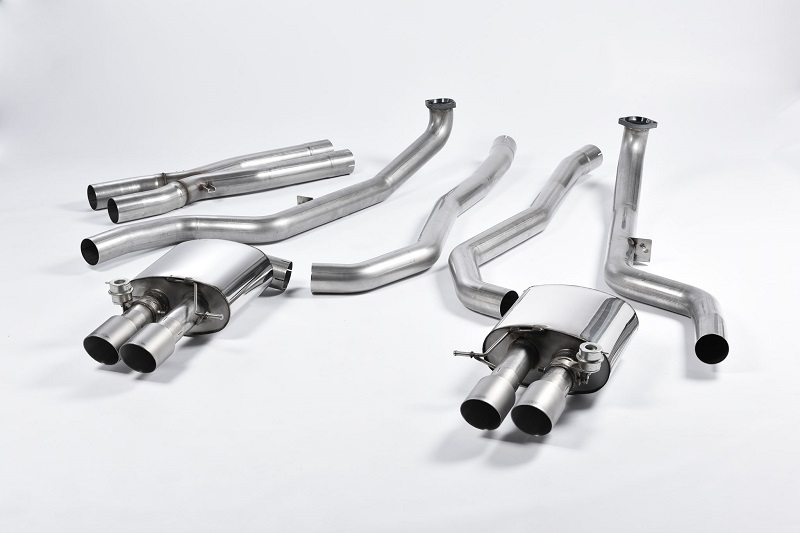 Image of Cat-Back Milltek 3" Quad 90mm GT90 für BMW 5 (F10) M5 560ps