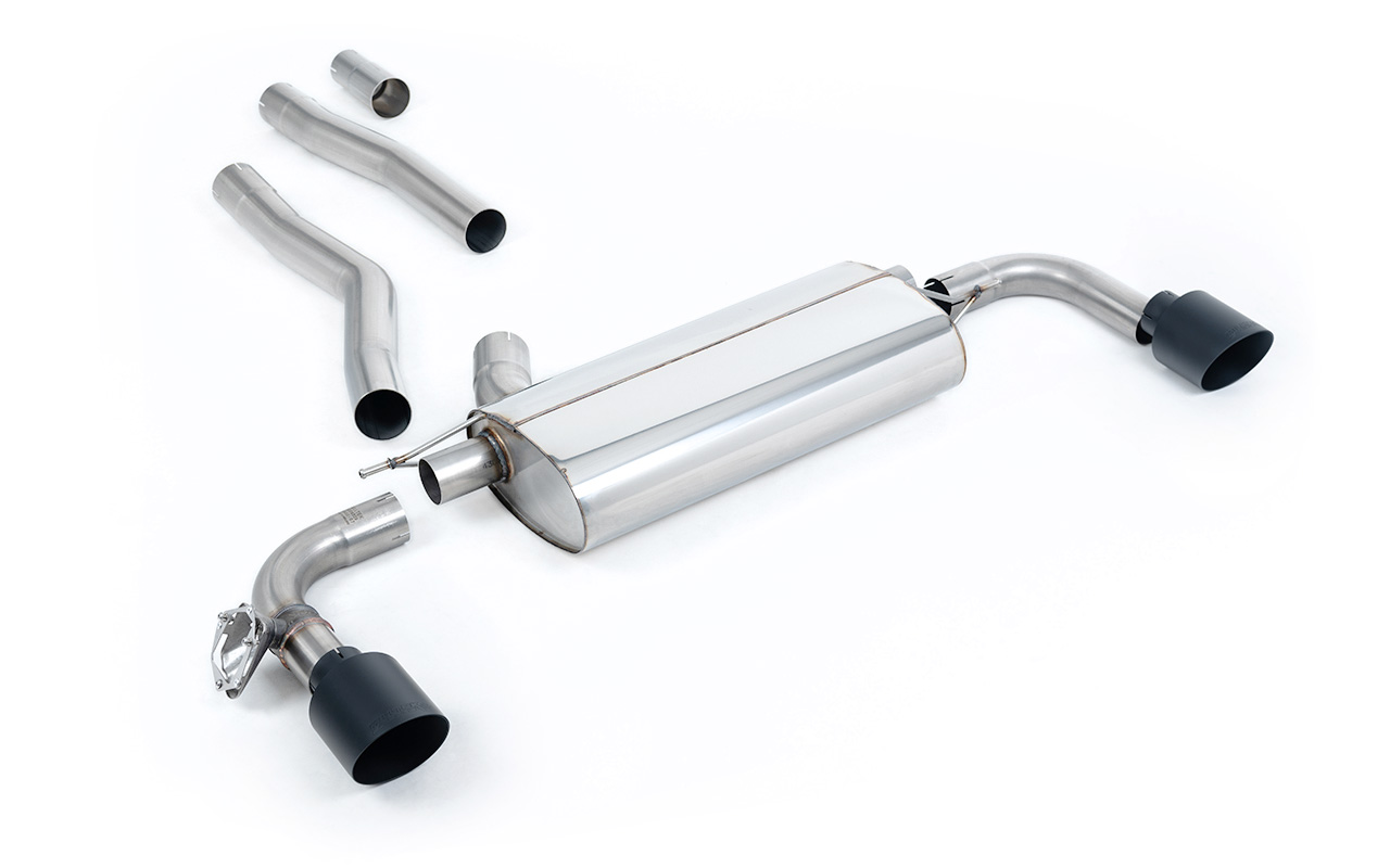 Image of OPF-Back Milltek 3" Cerakote Black GT-115 für BMW 1 (F40) 128 ti 245ps