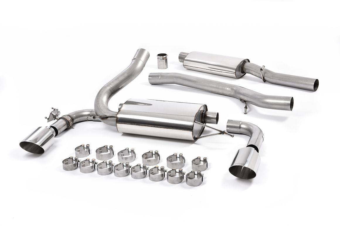 Image of Cat-Back Milltek 3" Dual Polished GT-115
