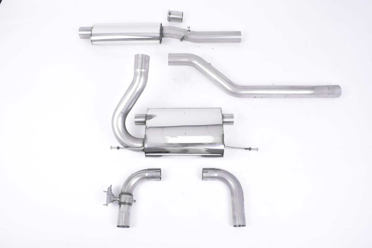 Image of Cat-Back Milltek 3" Carbon JET-115