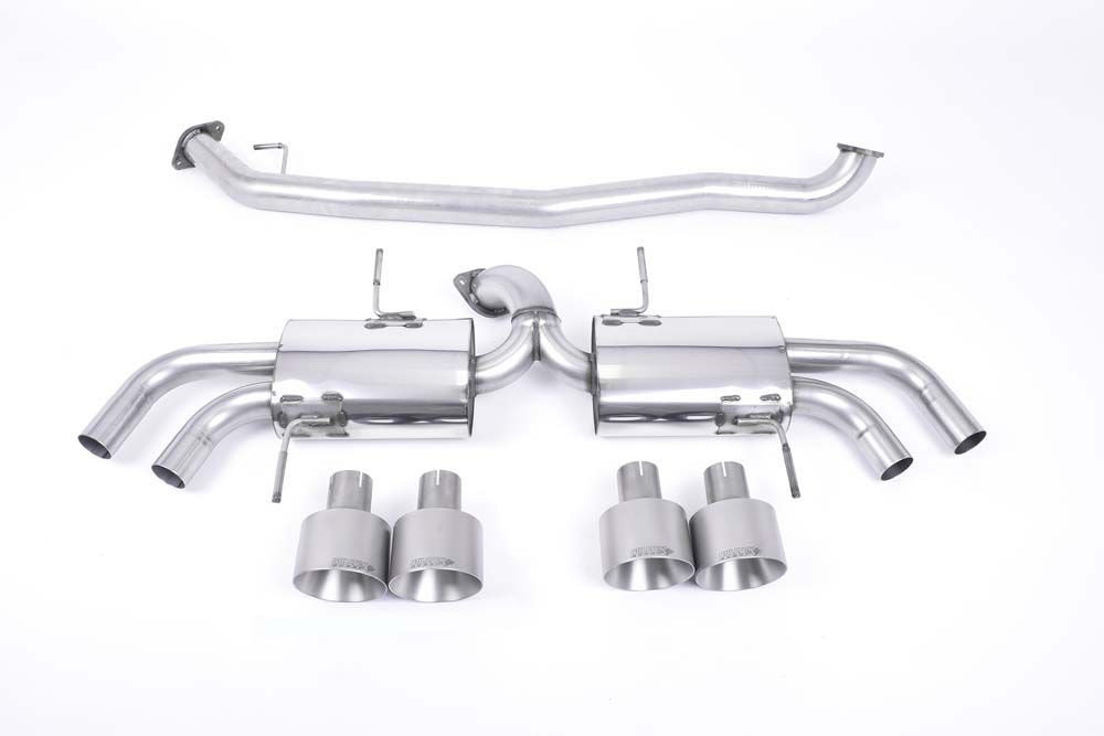 Cat-Back Milltek  3" Quad 127mm GT127