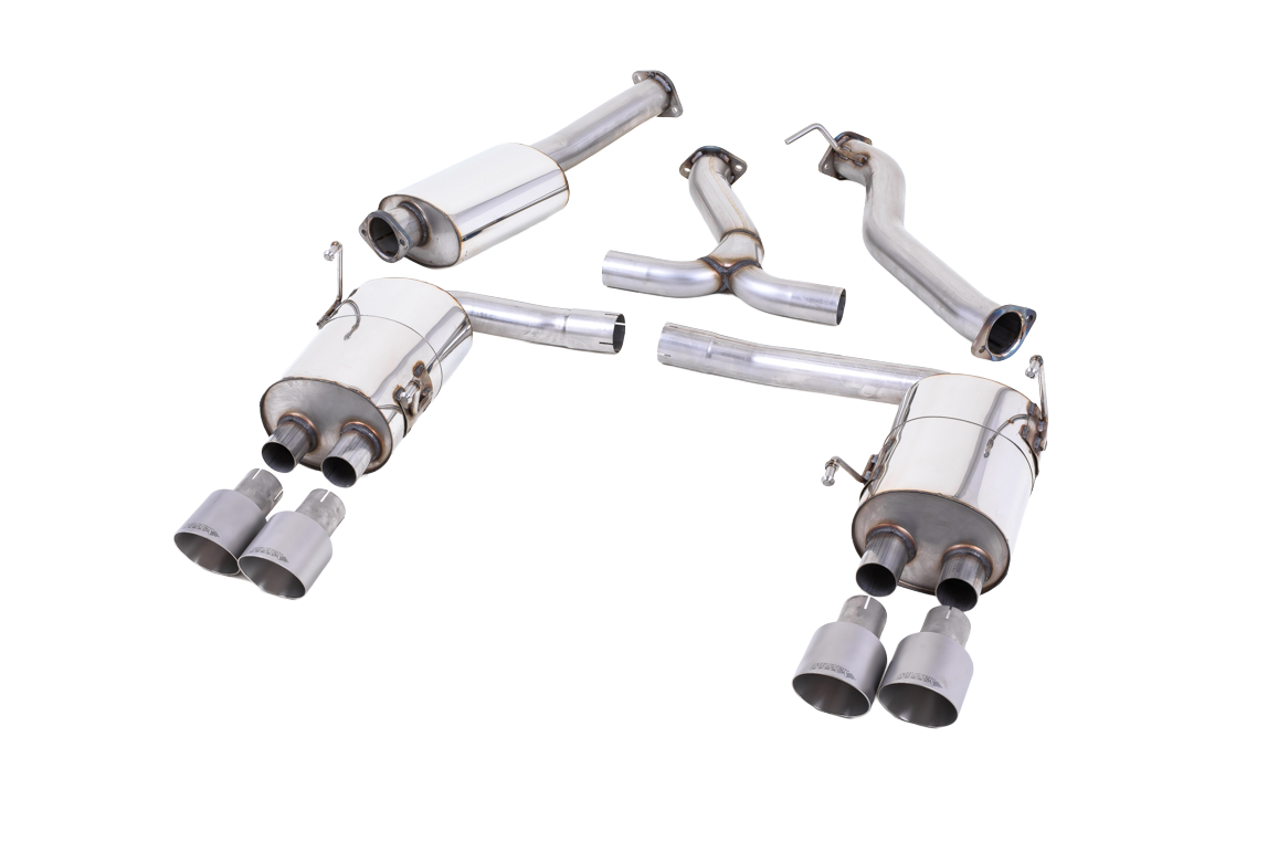 Image of Cat-Back Milltek 3" Quad Titanium GT100