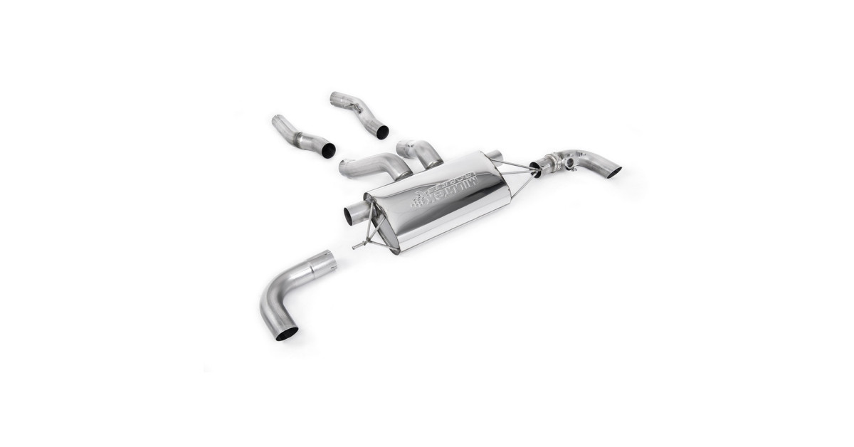 Image of Cat-Back Milltek 2.50" Twin 80mm GT80