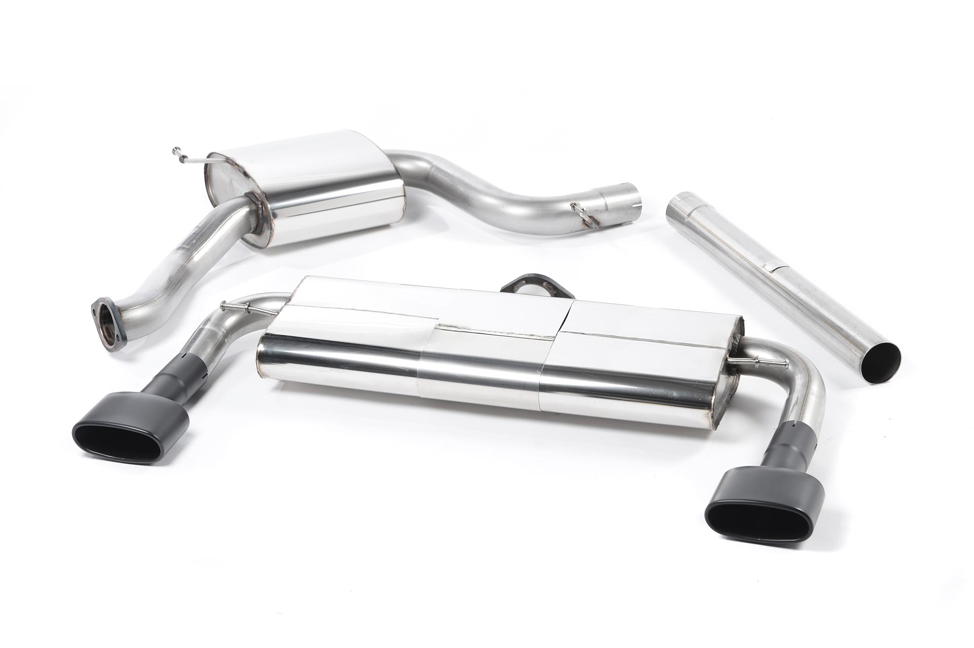 Image of Cat-Back Milltek 3" 152x76mm Oval für SEAT LEON (5F1) 2.0 Cupra 280ps