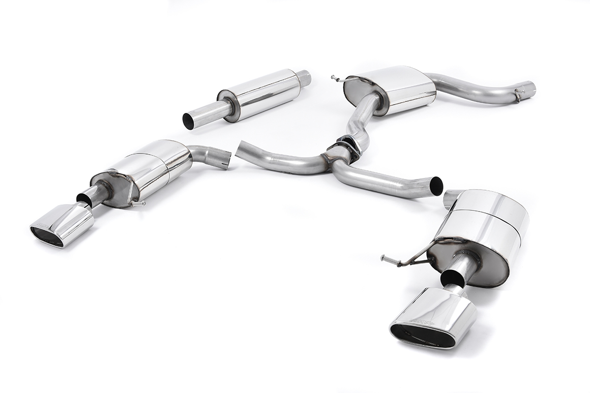 Image of Cat-Back Milltek 3" 152x76mm Oval