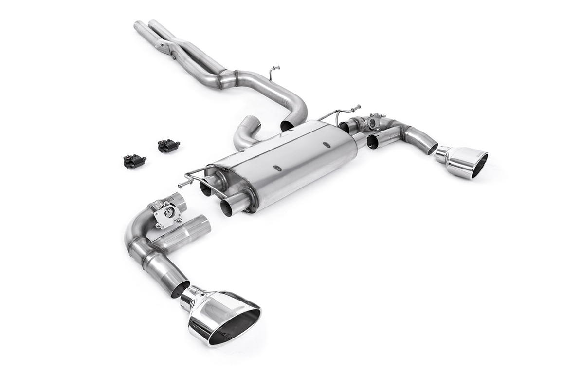 Image of OPF-Back Milltek 3.15" 150 X 95mm Polished Oval für CUPRA FORMENTOR (KM7, KMP) 2.5 VZ5 4Drive 390ps