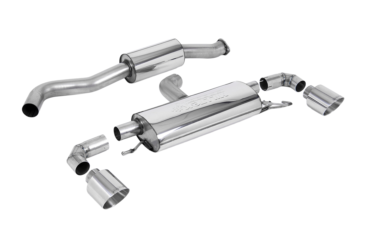 OPF-Back Milltek  3" Polished GT-115