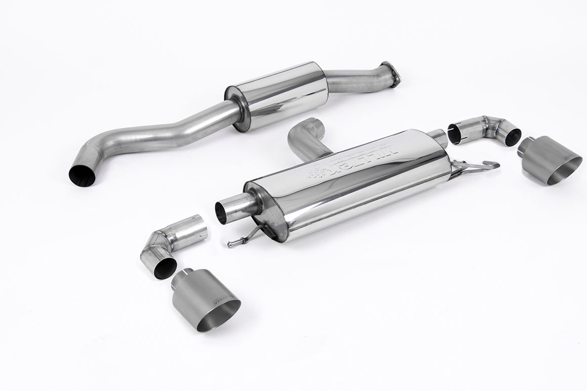 Image of OPF-Back Milltek 3" Brushed Titanium GT-115