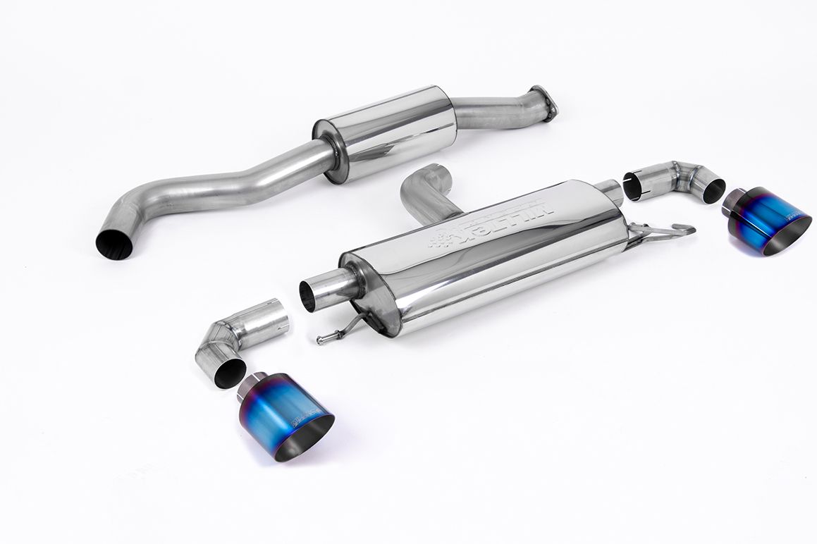 Image of OPF-Back Milltek 3" Burnt/Blue Titanium GT-115