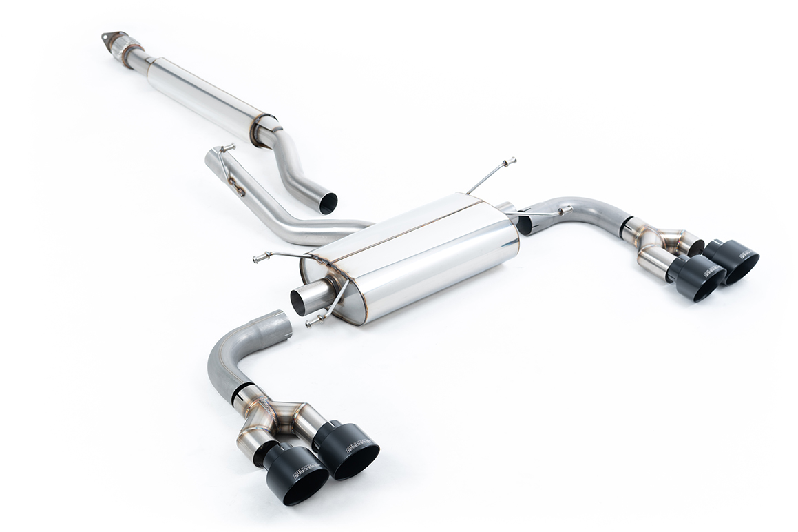 Image of Cat-Back Milltek 63.5 Quad 100mm GT100B