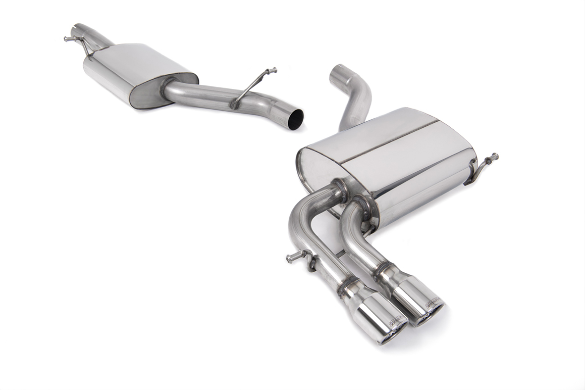 Image of Cat-Back Milltek 69.85 Twin 76.2mm Jet