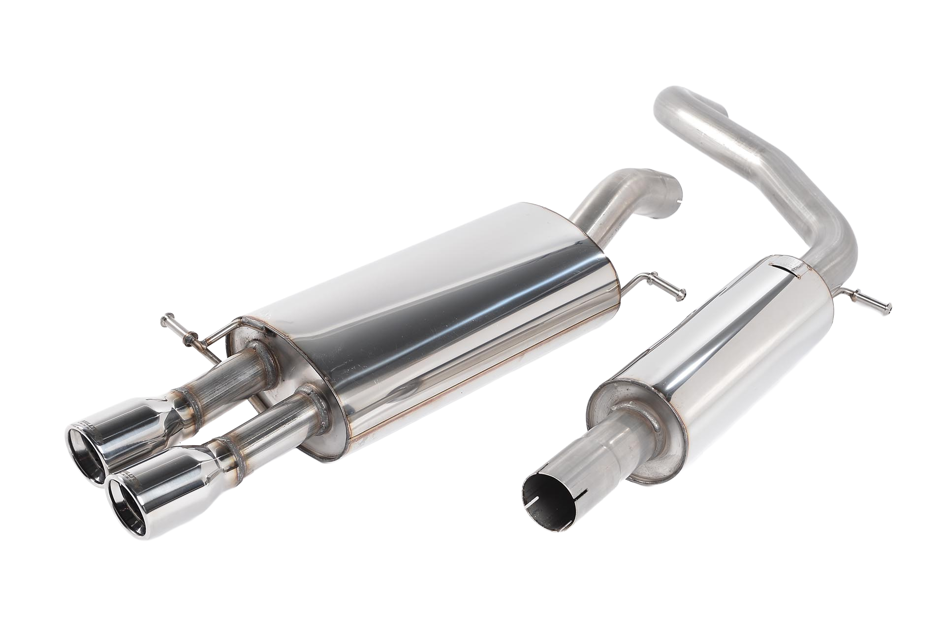 Image of Cat-Back Milltek 63.5 Twin 76.2mm Jet