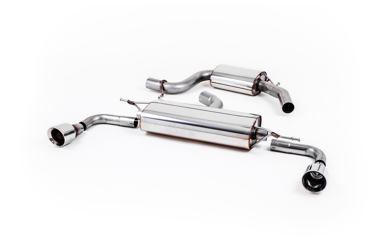 Image of Cat-Back Milltek 2.75" Dual 100mm GT100