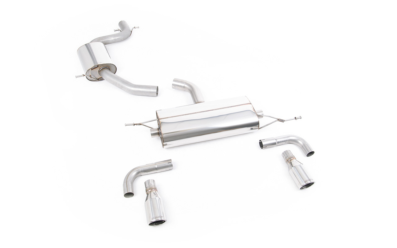 Image of Cat-Back Milltek 69.85 Dual 90mm Jet