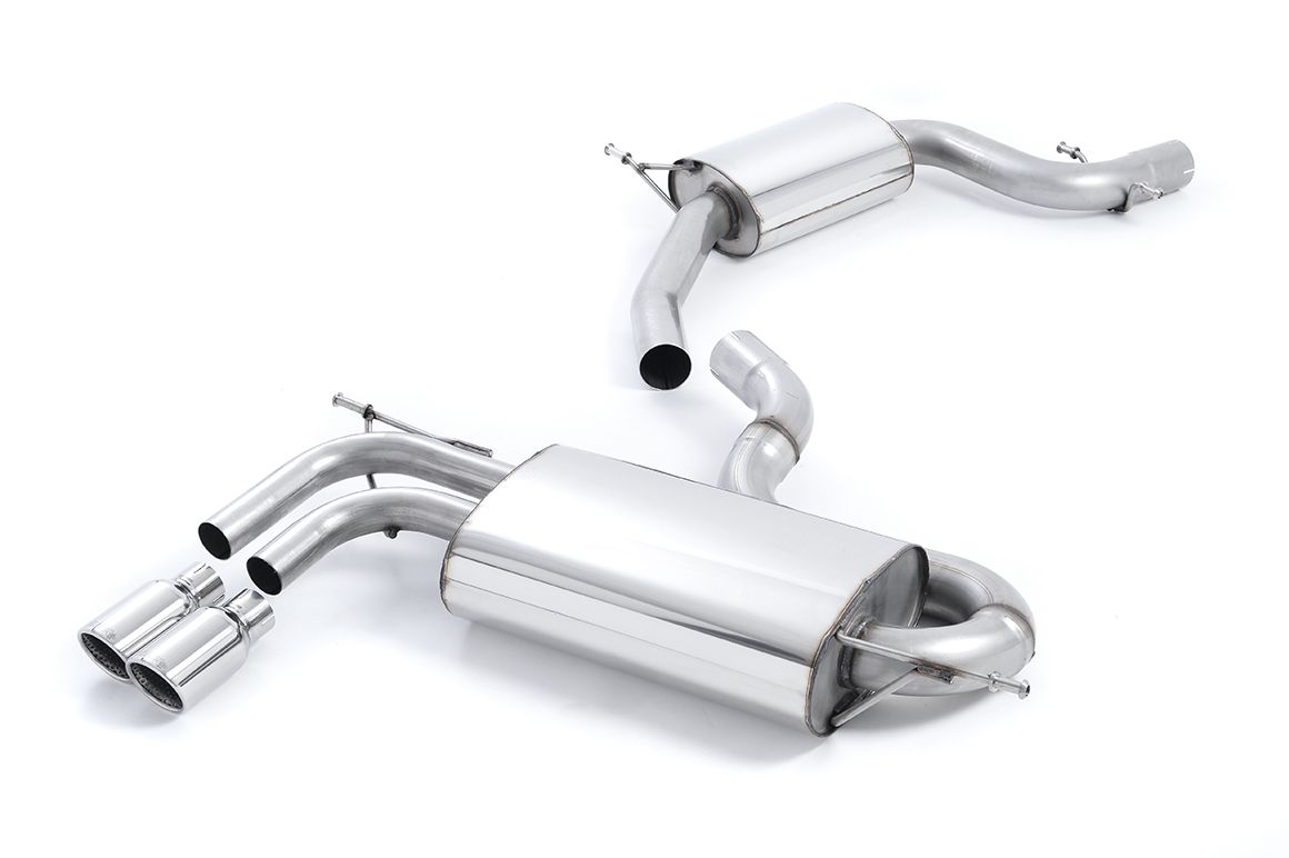 Image of Cat-Back Milltek 2.75" Twin 80mm Jet