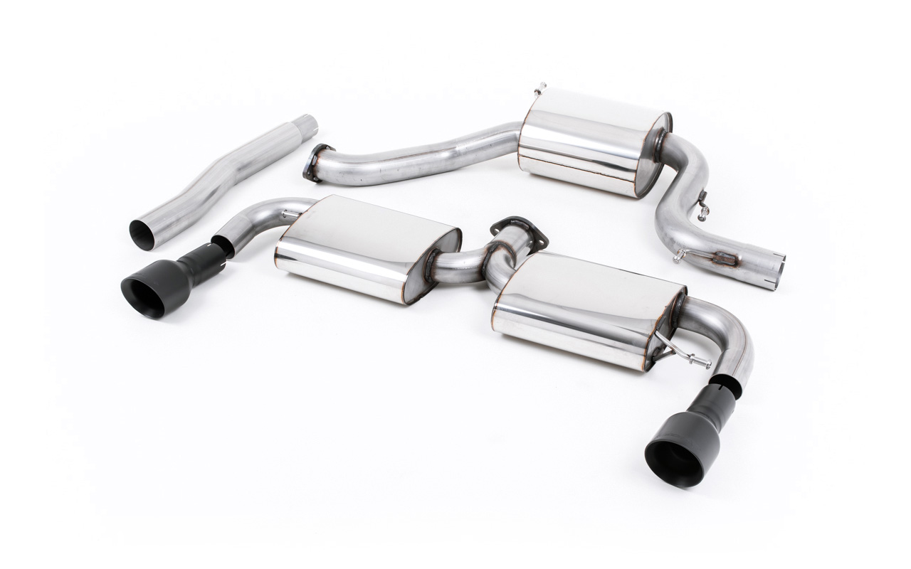 Image of Cat-Back Milltek 3" Dual 100mm GT100B für VW SCIROCCO III (137, 138) 2.0 R 280ps