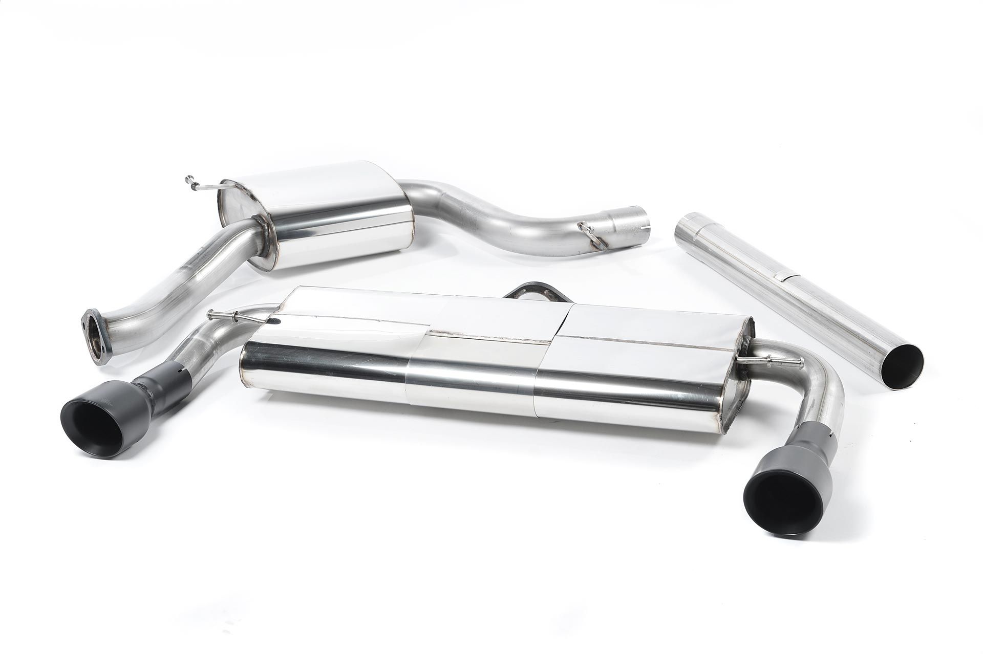 Image of Cat-Back Milltek 3" Dual 100mm GT100B für ALFA ROMEO 33 (905_) 1.5 4x4 (905.A2) 84ps