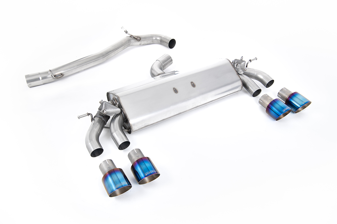 Image of OPF-Back Milltek 3" Quad 100mm GT100 für VW GOLF VII (5G1, BQ1, BE1, BE2) 2.0 R 4motion 300ps