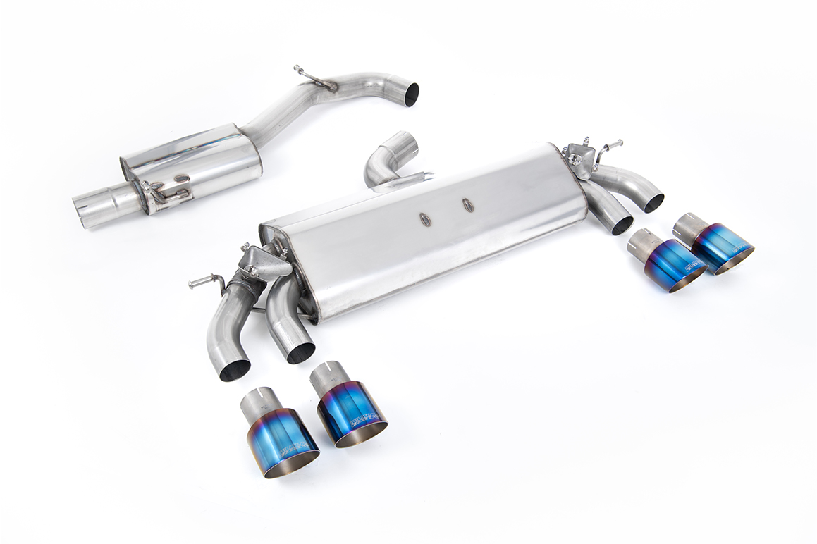 Image of Cat-Back Milltek 3" Quad 100mm GT100 für VW GOLF VII (5G1, BQ1, BE1, BE2) 2.0 R 4motion 310ps