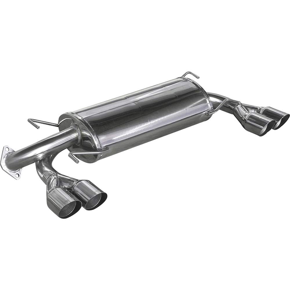 Endschalldämpfer Inoxcar  2x80mm Racing Angled für SUBARU IMPREZA Berline bicorps trois ou cinq portes (GR, GH, G3)  2.5 WRX STi AWD (GRF) 301ps