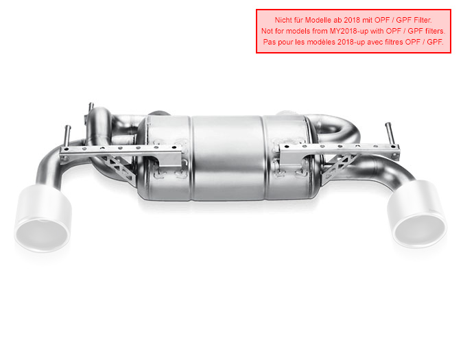Image of Endschalldämpfer Akrapovic ohne endrohr für NISSAN 370Z Coupé (Z34) 3.7 V6 VVEL 330ps