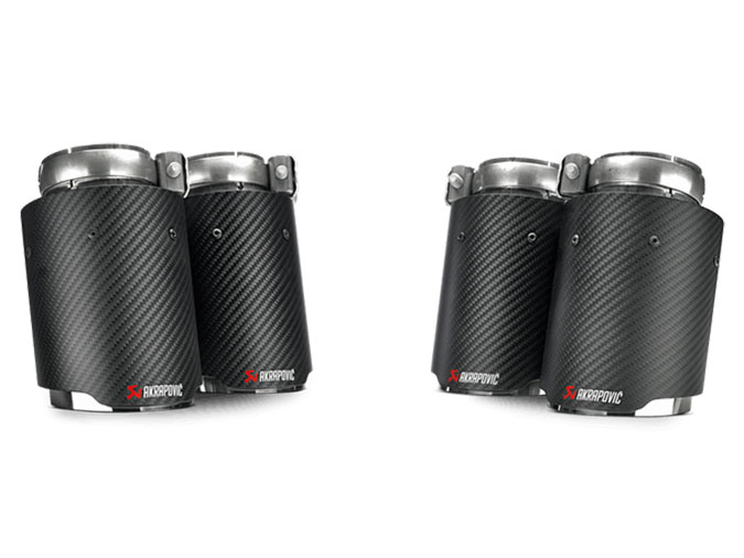 Image of Endrohr Akrapovic Carbon für BMW 4 Coupé (F32, F82) M4 Competition 450ps