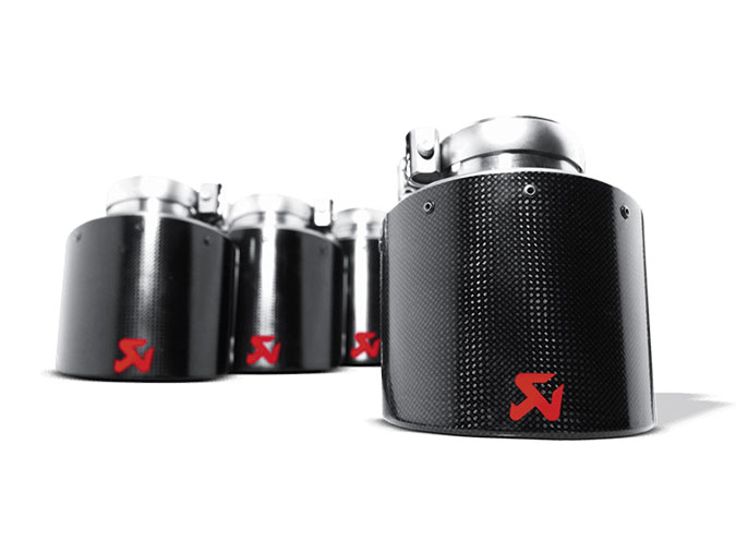Image of Endrohr Akrapovic Carbon 125mm für CHEVROLET CORVETTE (C6) 6.2 ZR1 647ps