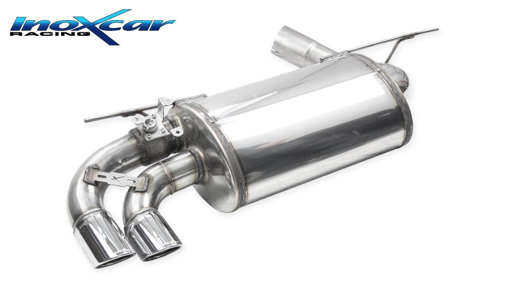 Image of Endschalldämpfer mit Klappensystem Inoxcar 2x70mm X-Race