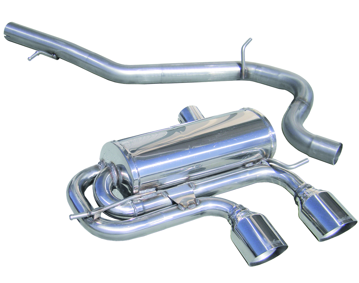 Endschalldämpfer Inoxcar  102mm Racing Look für VW GOLF VI (5K1)  2.0 R 4motion 270ps