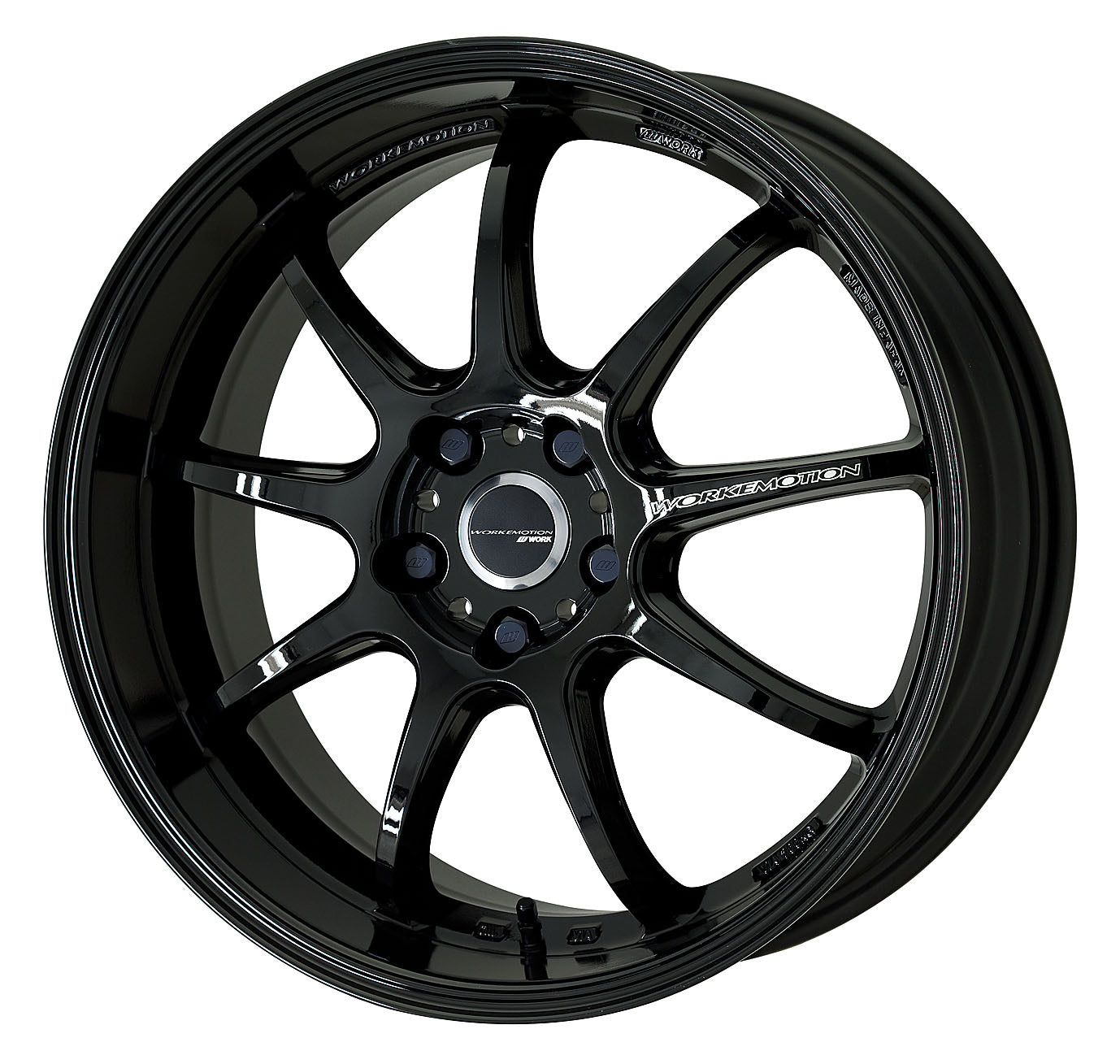 Image of Work Emotion D9R 8.5x19 5x114.3 ET45 Matt Black Felgen