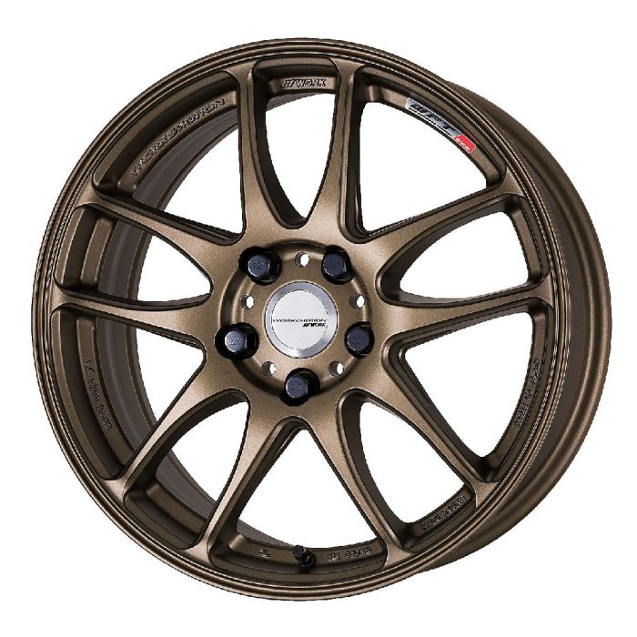 Image of Work Emotion Kiwami 8.5x19 5x114.3 ET42 Ash Titanium Felgen