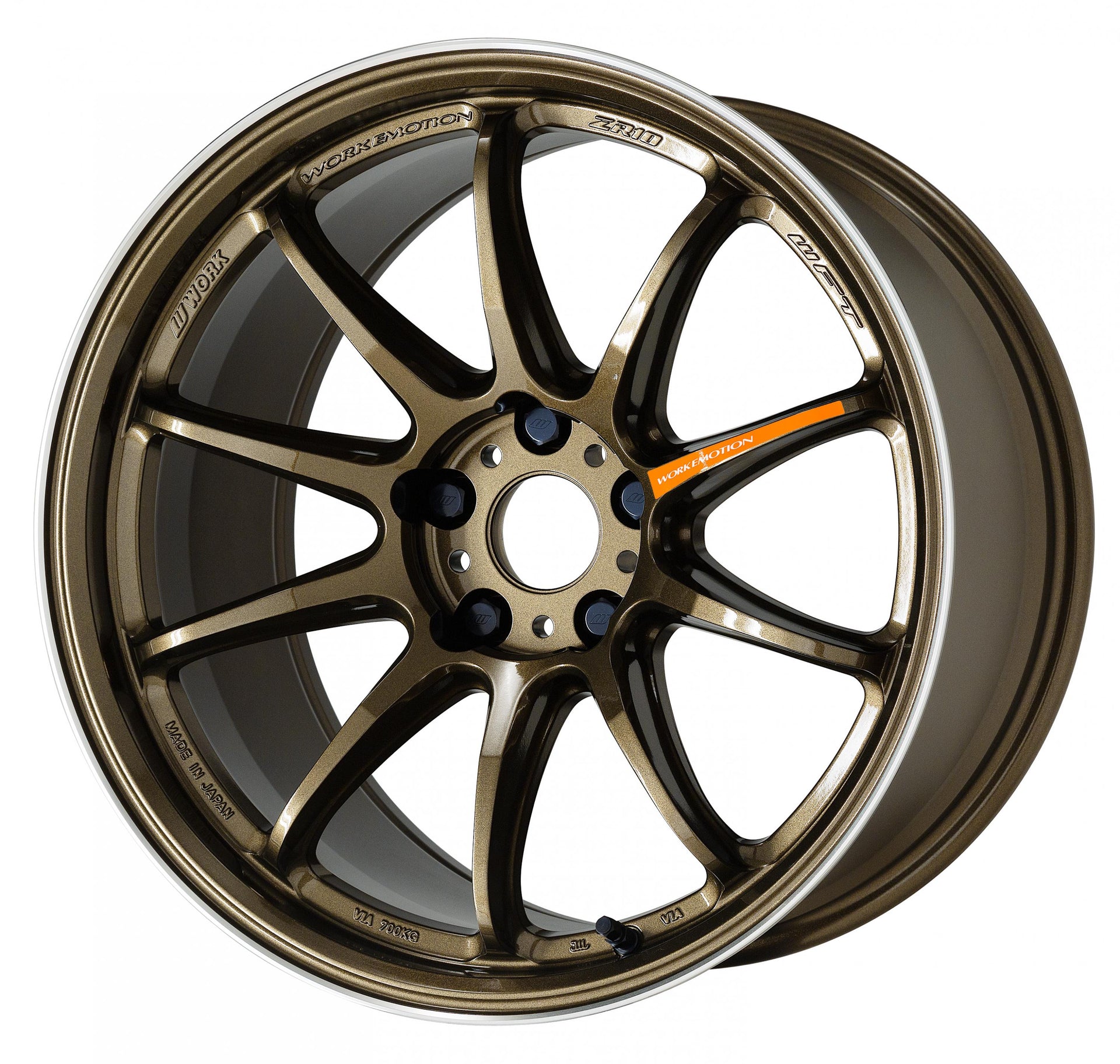 Image of Work Emotion ZR10 8.5x19 5x114.3 ET45 Titanium Diamond Lip Cut Felgen