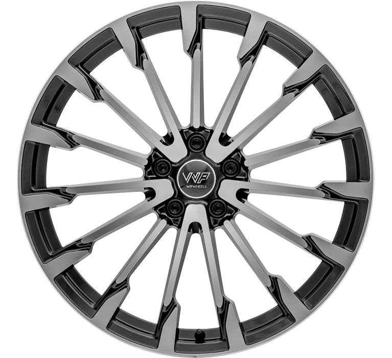 Image of WP 563 8.0x18 5x112 ET42 GLANZ-SCHWARZ FRONTPOLIERT Felgen