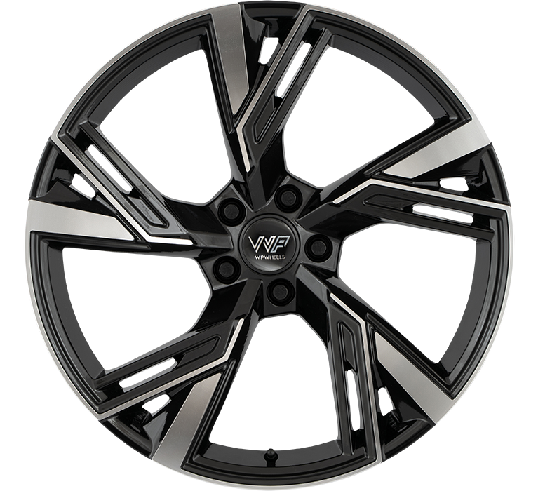 WP 688 8.5x19 5x112 ET40 GLANZ-SCHWARZ FRONTPOLIERT Felgen