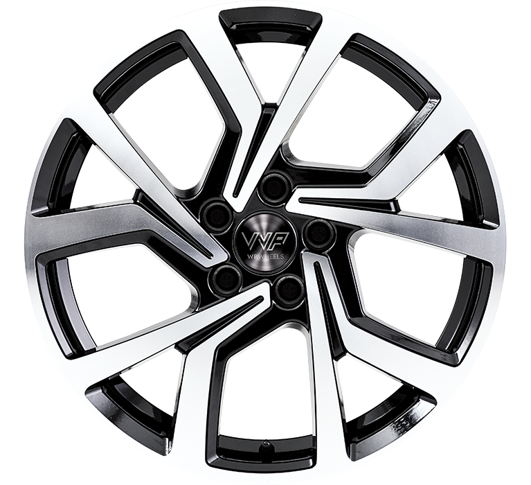 WP 771 7.5x19 5x112 ET51 GLANZ-SCHWARZ FRONTPOLIERT Felgen
