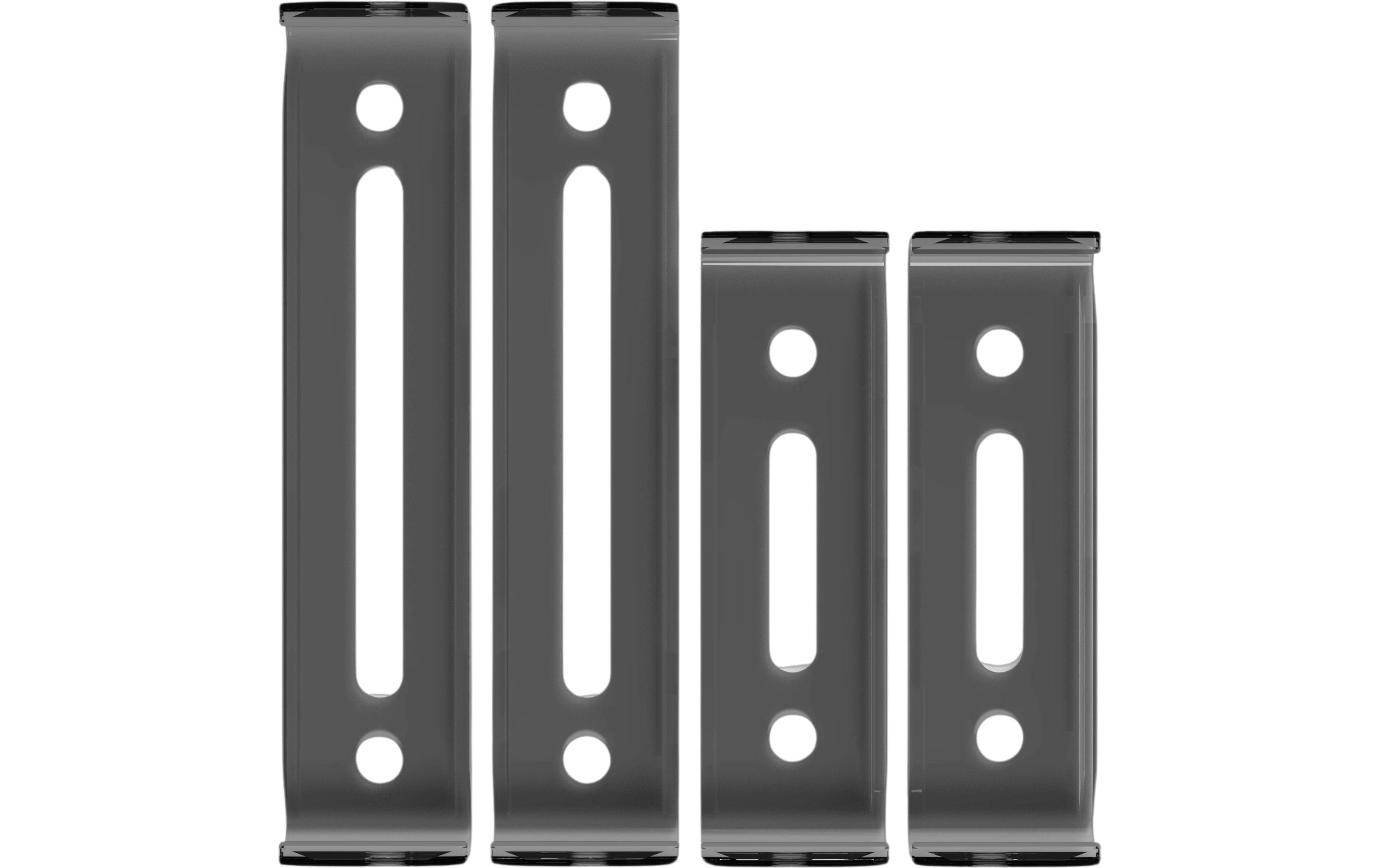 X-Click  Shadow Black Rahmenlose Kennzeichenhalter (Langformat)