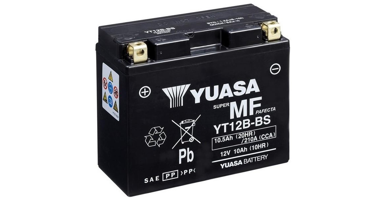 Batterie Moto Yuasa YT12B  12V 10.5Ah