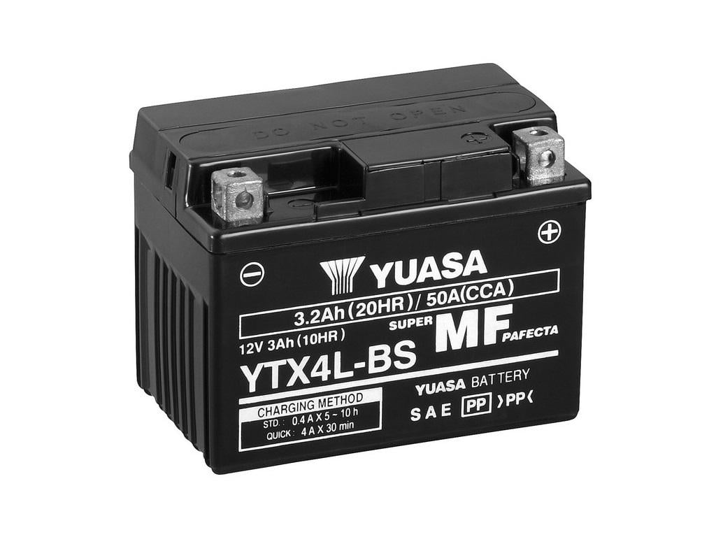 Batterie Moto Yuasa YTX4L  12V 3.2Ah