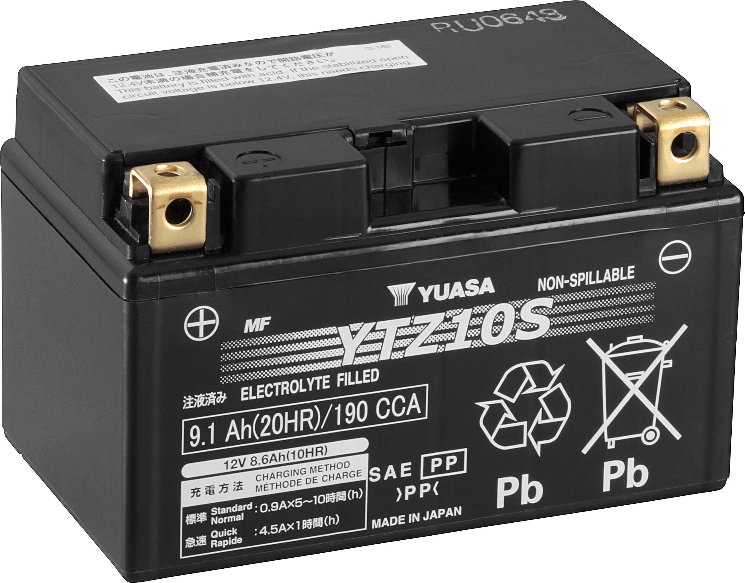 Batterie Moto Yuasa YTZ10S  12V 9.1Ah