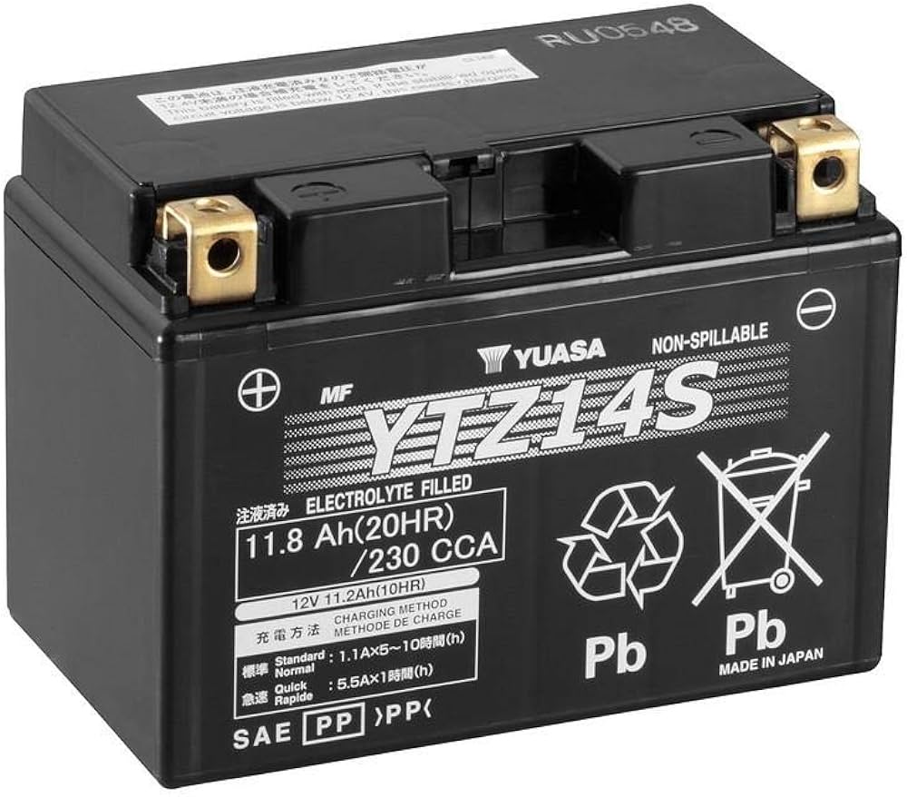 Batterie Moto Yuasa YTZ14S  12V 11.8Ah